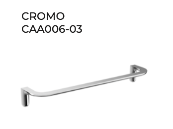 Toallero Aura Medimex 40-50cm - Acero Inoxidable Doble Fijación