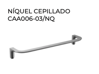 Toallero Aura Medimex 40-50cm - Acero Inoxidable Doble Fijación