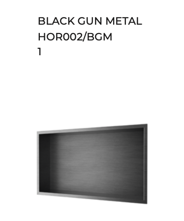 Hornacina Empotrada Rectangular Pacific 63x33cm - Acero Inoxidable Premium