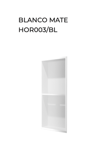 Hornacina Empotrada Vertical Artic 33x63cm con 2 Estantes - Acero Inoxidable Premium