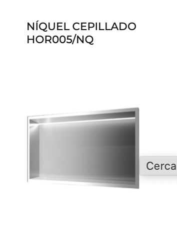 Oceanic 63x33cm Horizontal Recessed Niche with LED Light - Premium Stainless Steel
