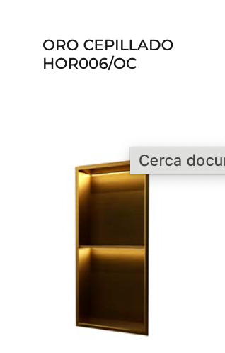 Marshall 33x63cm Vertical Built-in Niche with 2 Shelves and LED Light - Premium Stainless Steel