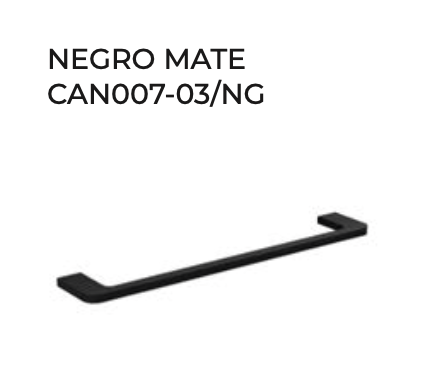 Toallero 40cm Nova | Acero Inox 304 | 6 Acabados | Medimex