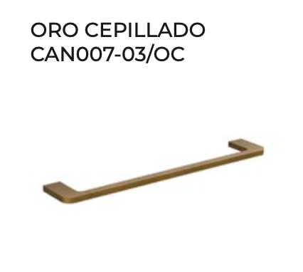 Toallero 40cm Nova | Acero Inox 304 | 6 Acabados | Medimex