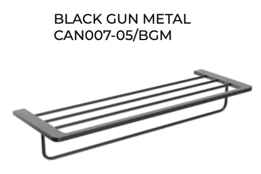 Nova Double Towel Rail - 304 Stainless Steel | 6 Premium Finishes