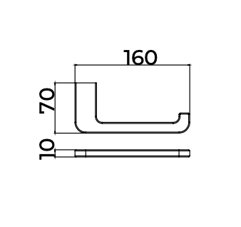 Porte-rouleau Nova – Acier inoxydable 304 | 6 finitions Premium