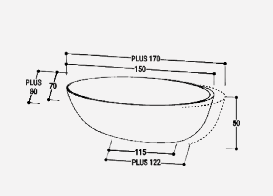 Oval and Oval Plus Solidsurface® Bathtubs | Maderó Atelier