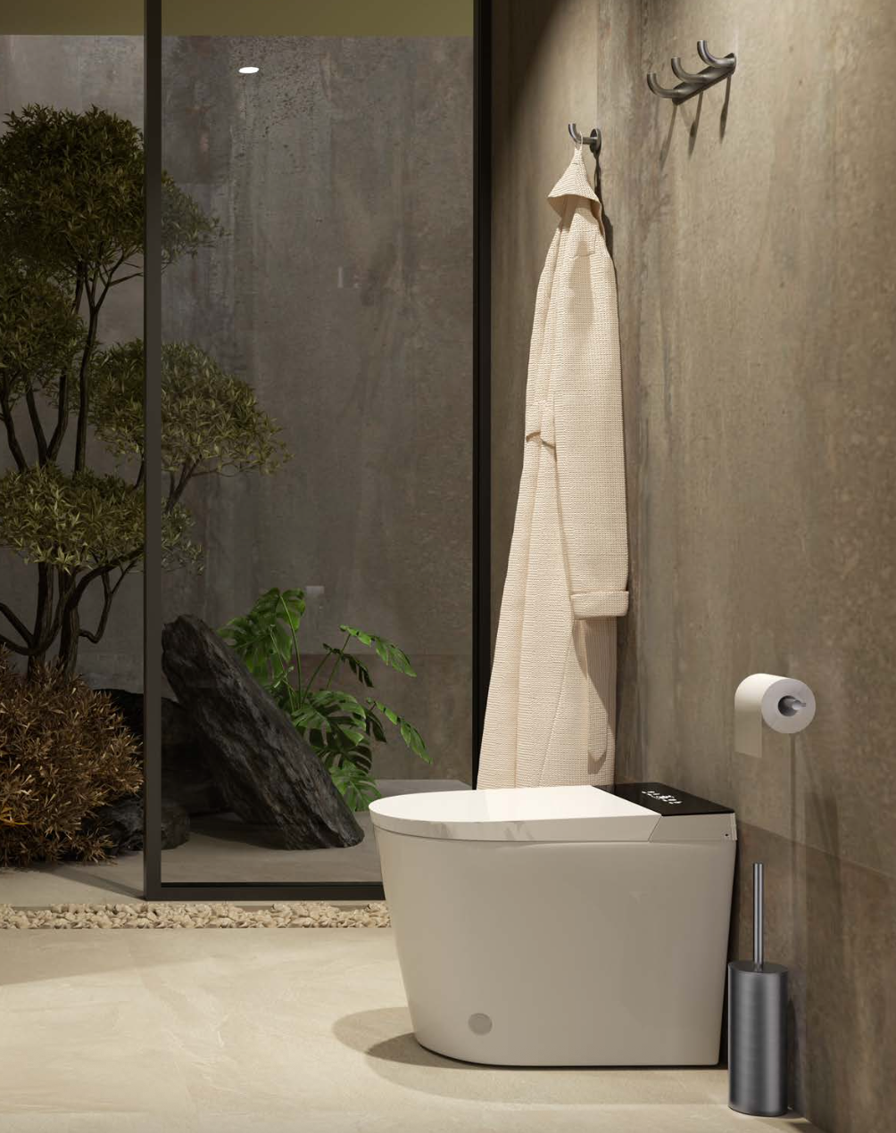 Percha Triple Pure – Accesorios de Baño con Acabados Premium | Medimex