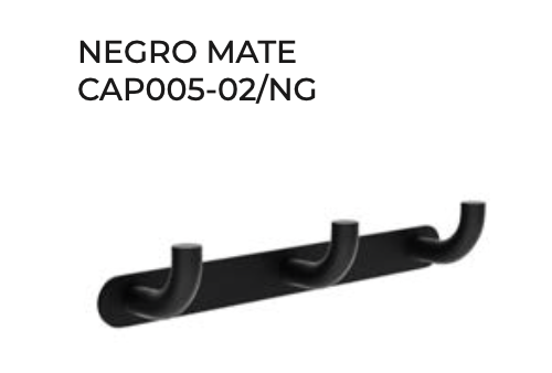 Percha Triple Pure – Accesorios de Baño con Acabados Premium | Medimex