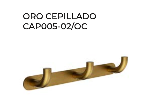 Percha Triple Pure – Accesorios de Baño con Acabados Premium | Medimex