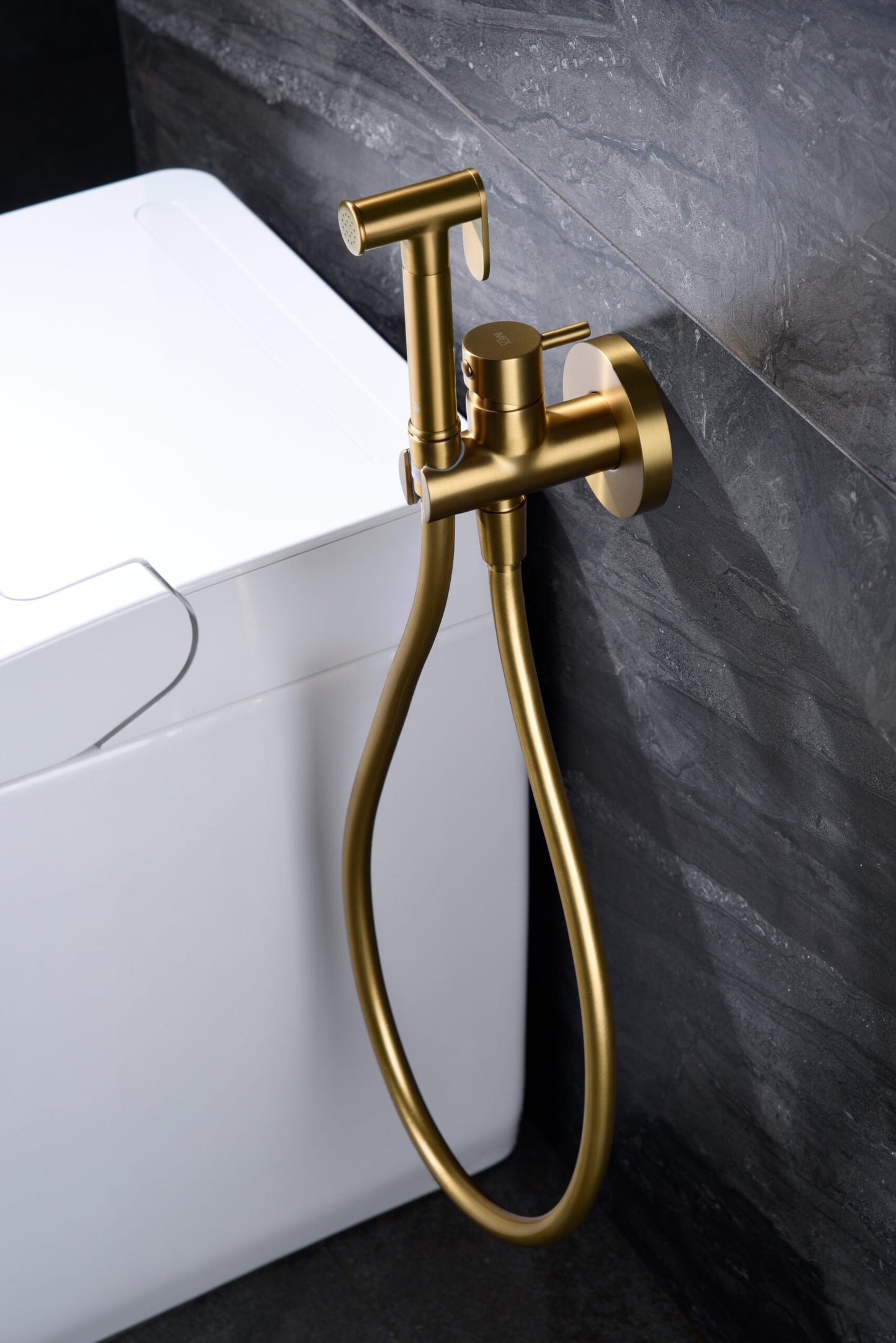 Imex Munich brushed gold built-in bidet faucet