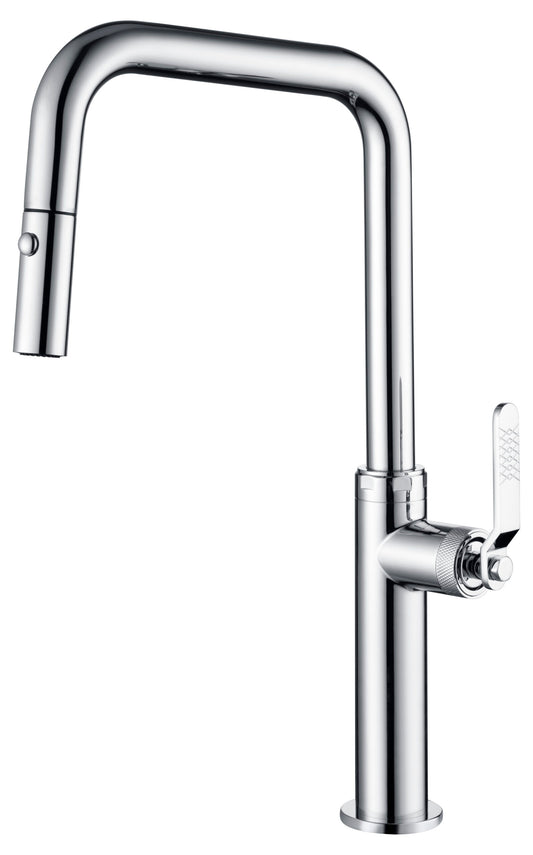 Imex Niza chrome pull-out single-lever kitchen faucet