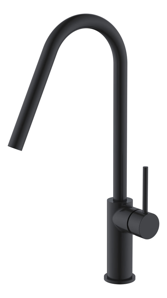 Imex Kenia matte black single-lever kitchen faucet