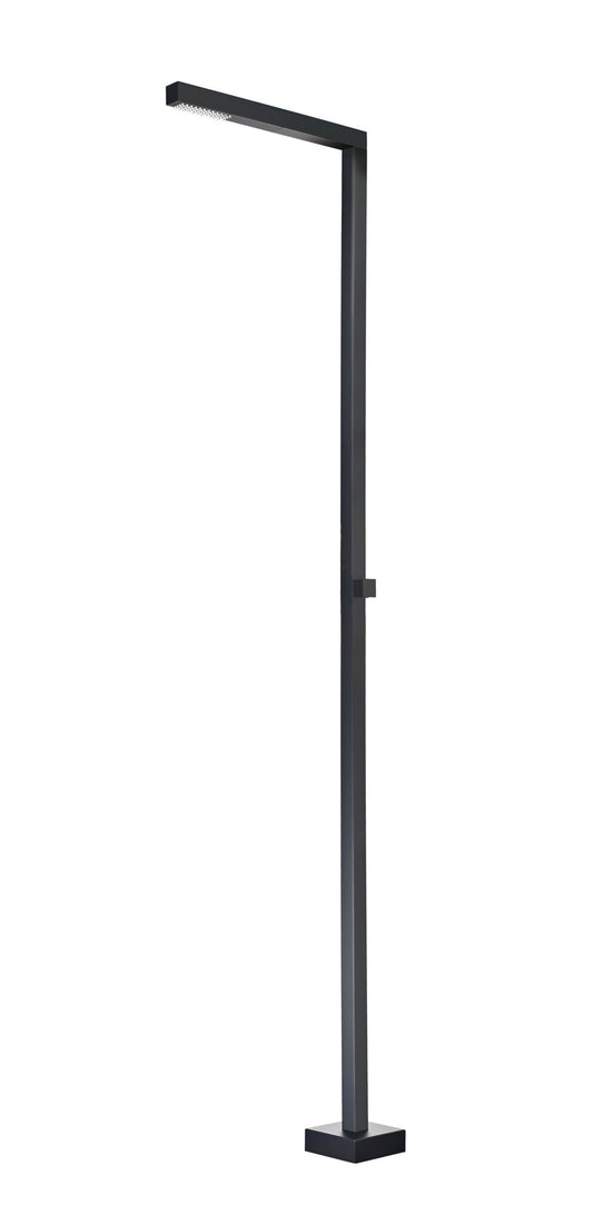 Ducha Exterior Acero Inox S.316 Serie Alabama | Negro Mate – Poolimex