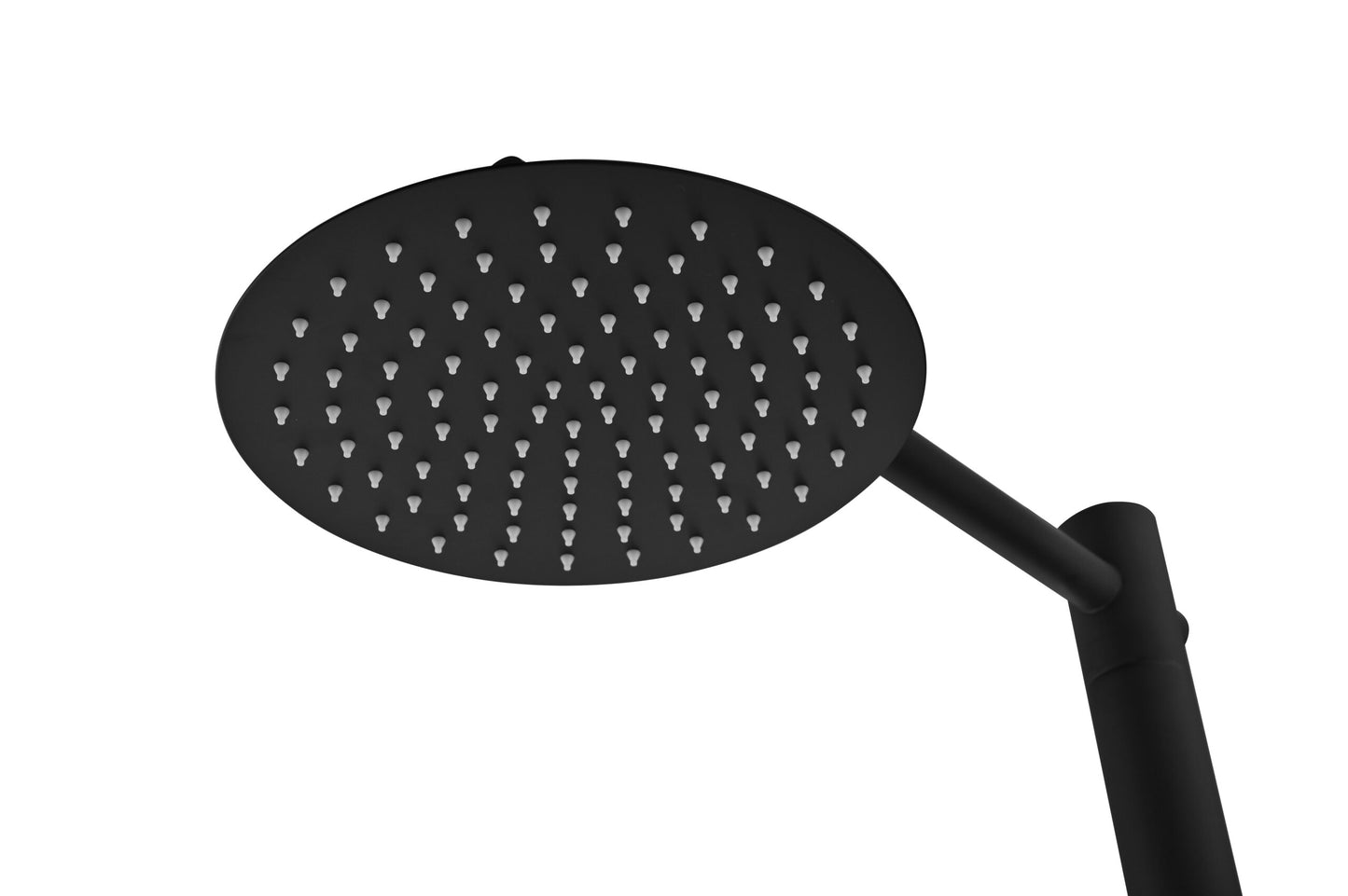 Outdoor Shower Kansas Matte Black | Hot+Cold Single-Handle Mixer | 316 Stainless Steel | Poolimex