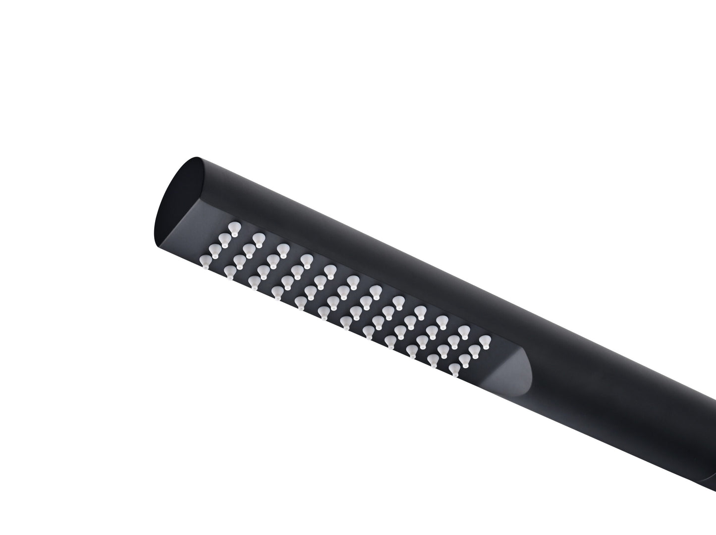 Douche Extérieure Monoflux Nevada Noir Mat | Acier Inox 316 | Poolimex