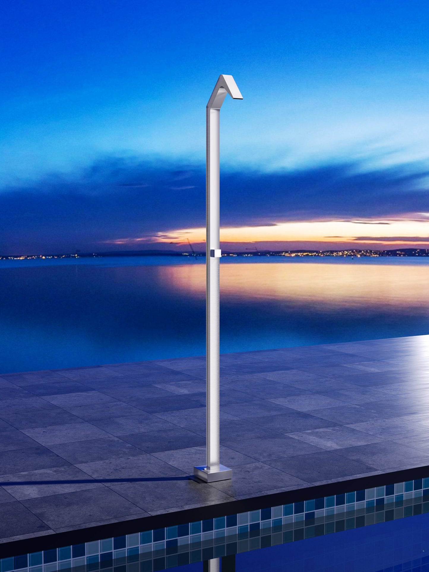 Outdoor Shower Stainless Steel S.316 Niagara Series | Steel – Poolimex