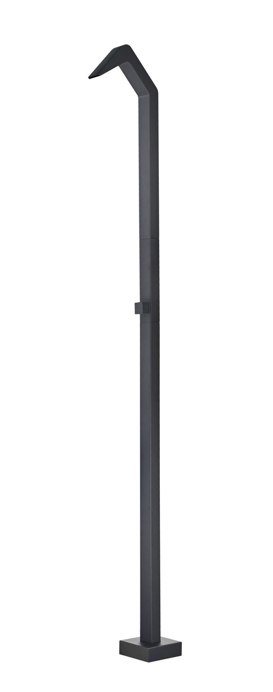 Ducha Exterior Acero Inox S.316 Serie Niagara | Negro Mate – Poolimex
