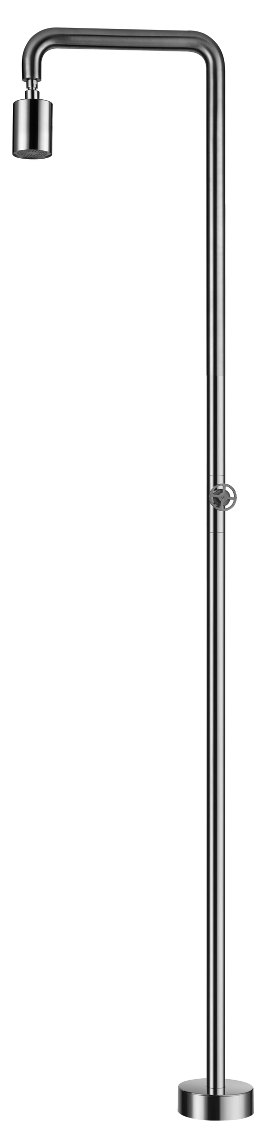 Poolimex S.316 steel Pool series single-fluid outdoor shower