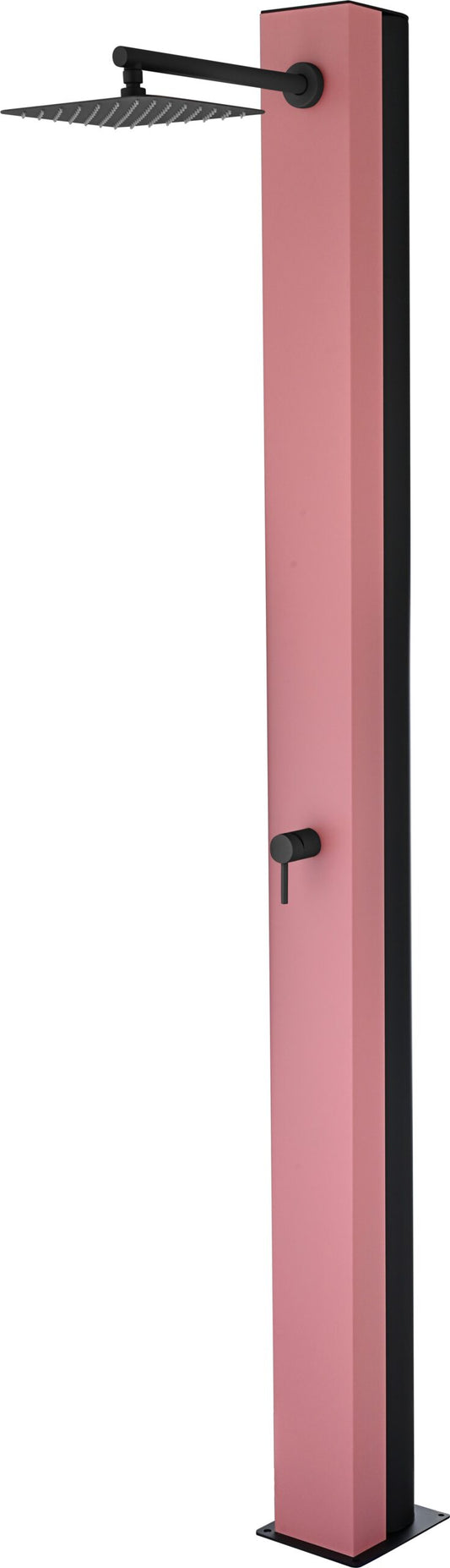 Outdoor Shower Stainless Steel S.316 with Accumulator Tank | Phoenix Coral Pink Series – Poolimex