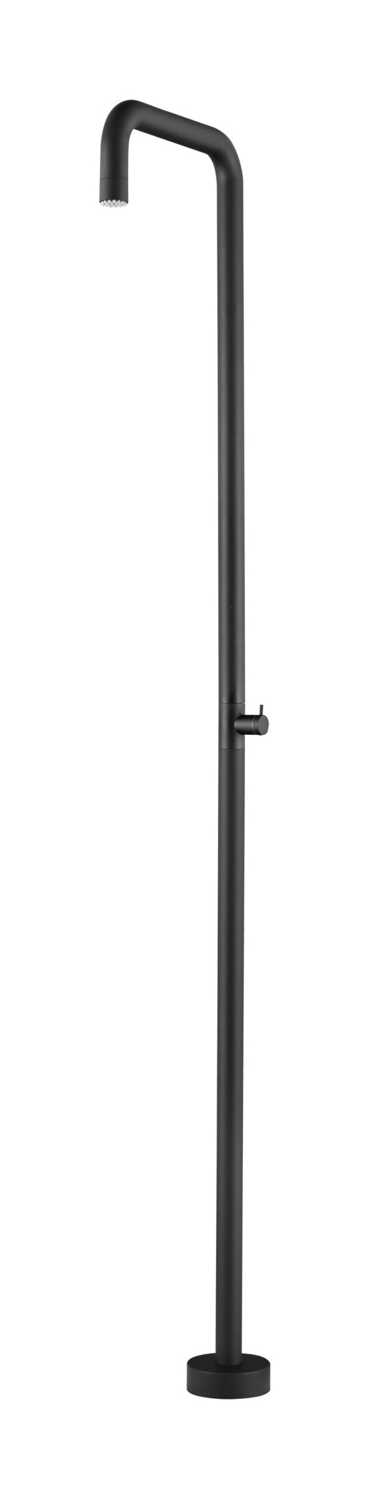 Ducha Exterior Acero Inox S.316 Serie Utah | Negro Mate – Poolimex