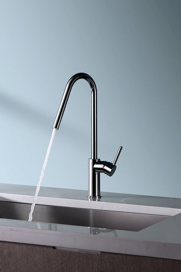 Grifería cocina monomando cromo Kenia de Imex