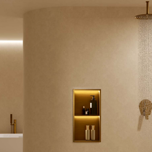 Hornacina vertical 2 estantes LED Marshall