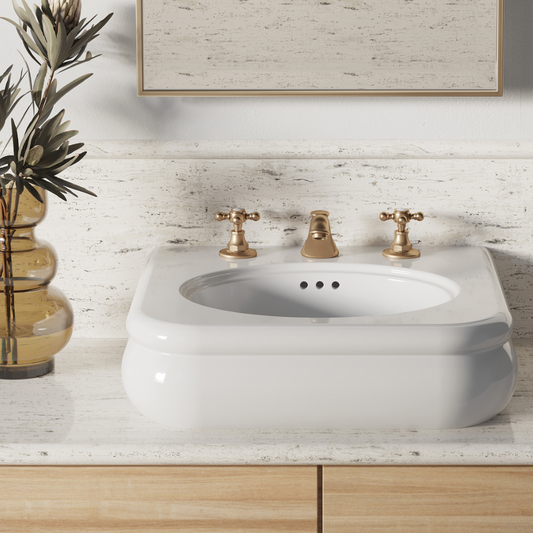 Lavabo sobrencimera pequeño Romantica