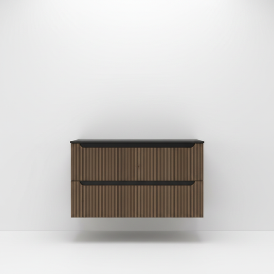 Mueble Auxiliar Kimono 2 Cajones - Roble Tobaco