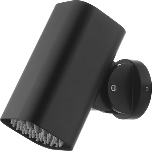Rociador de pared cuadrado Tube negro mate | Imex