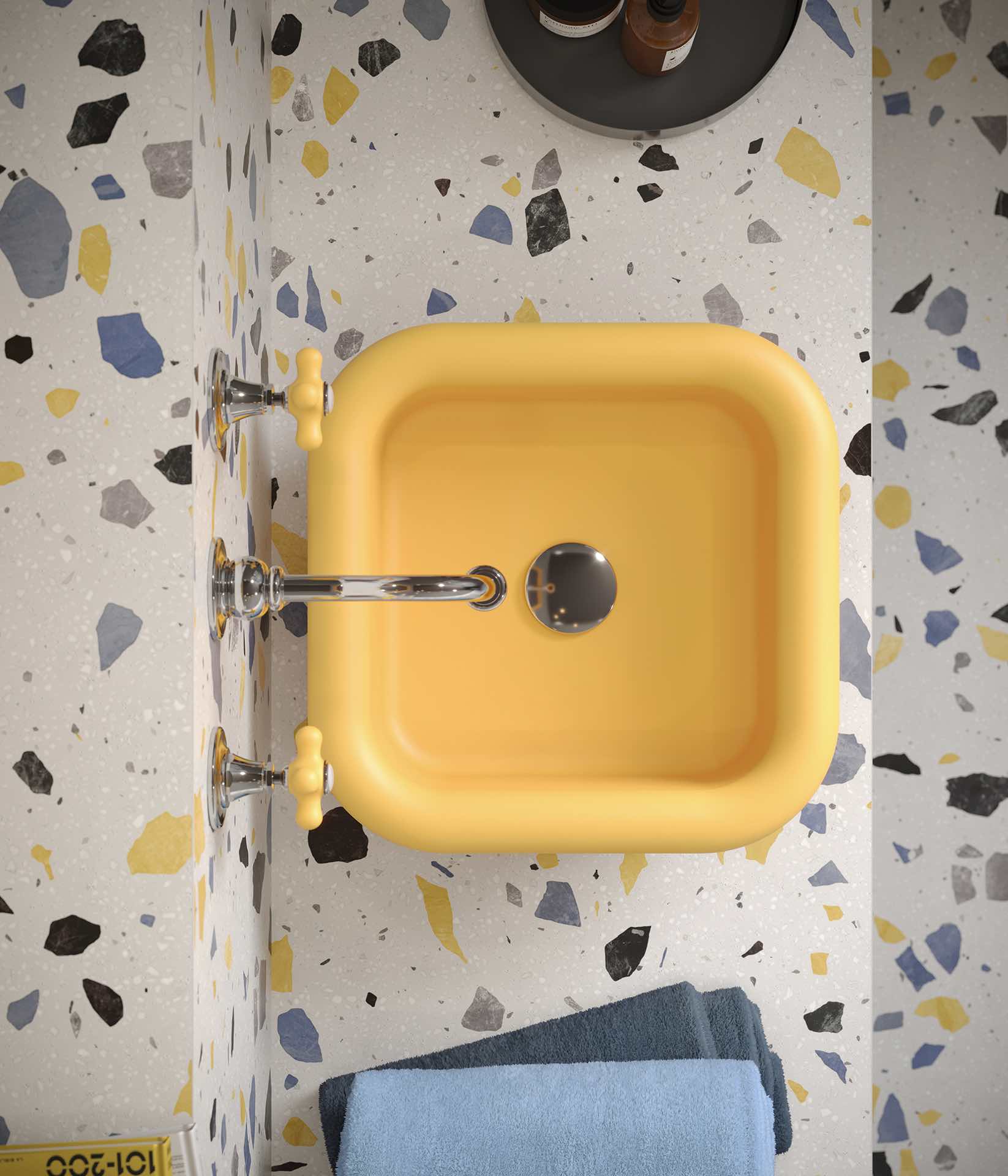 vista superior lavabo sobreencimera TCL
