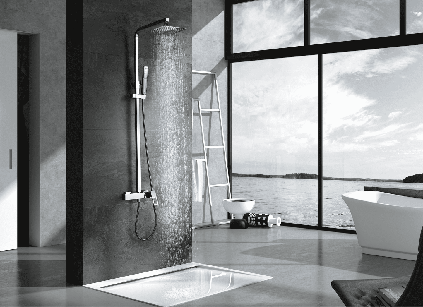 ambiente columna ducha Suecia cromada