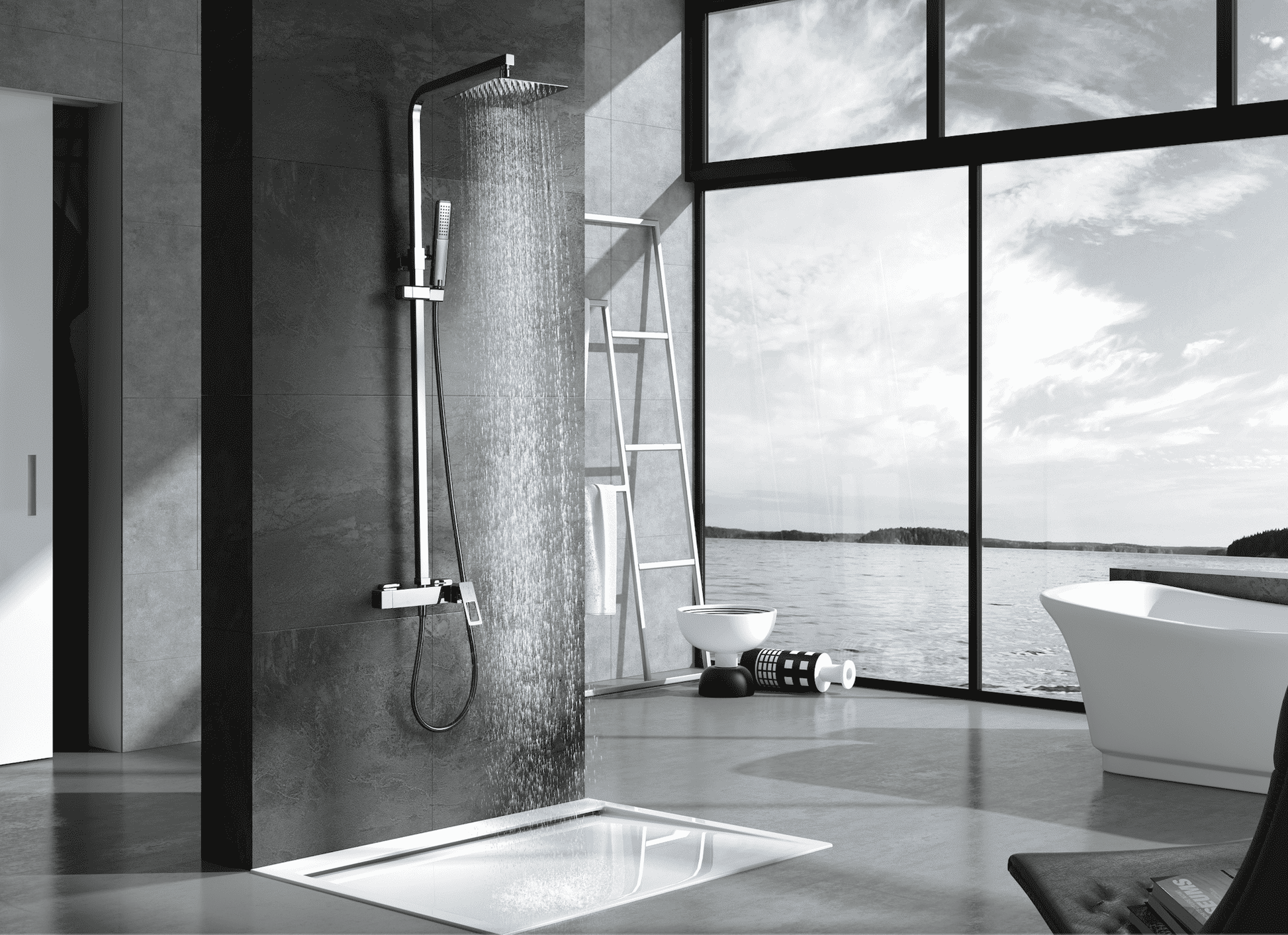 ambiente columna ducha Suecia cromada