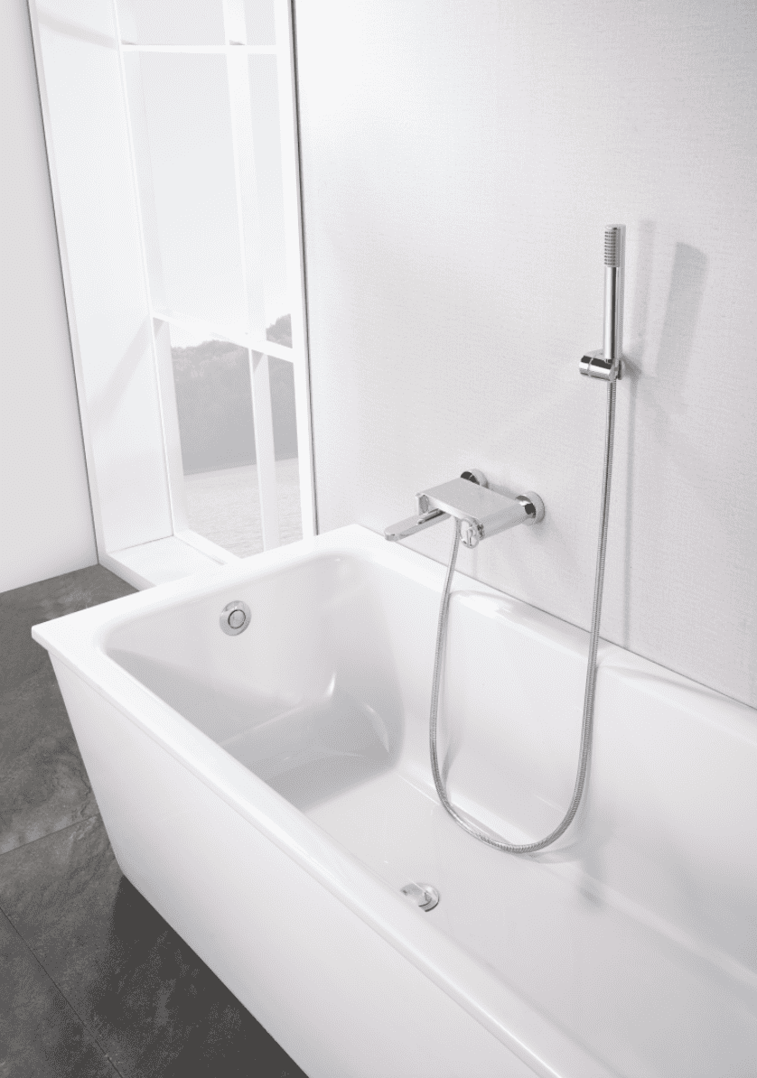 ambiente griferia ducha bañera Olimpo cromada