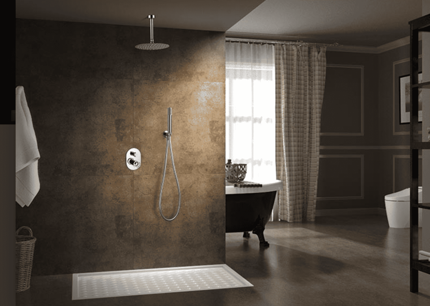ambiente grifo ducha empotrado Vesubio cromado
