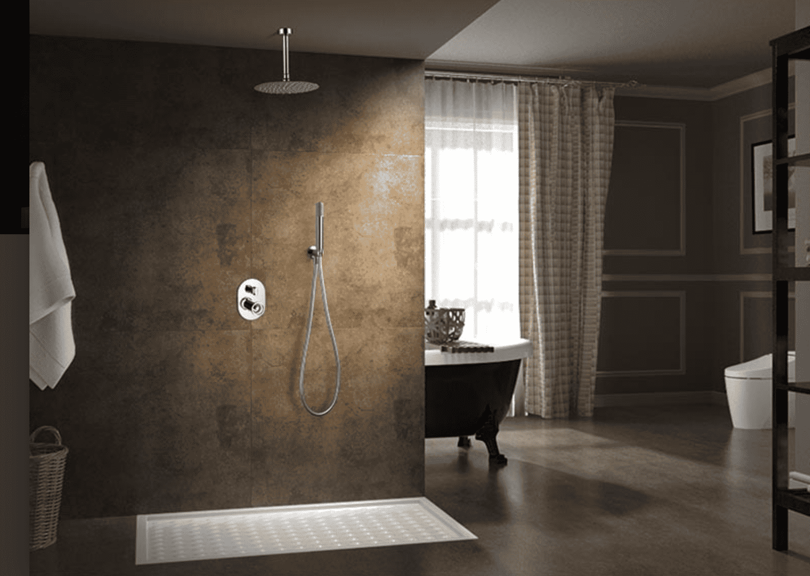 ambiente grifo ducha empotrado Vesubio cromado