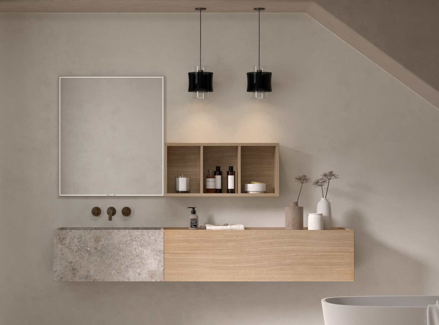 ambiente lavabo Halter sin meseta