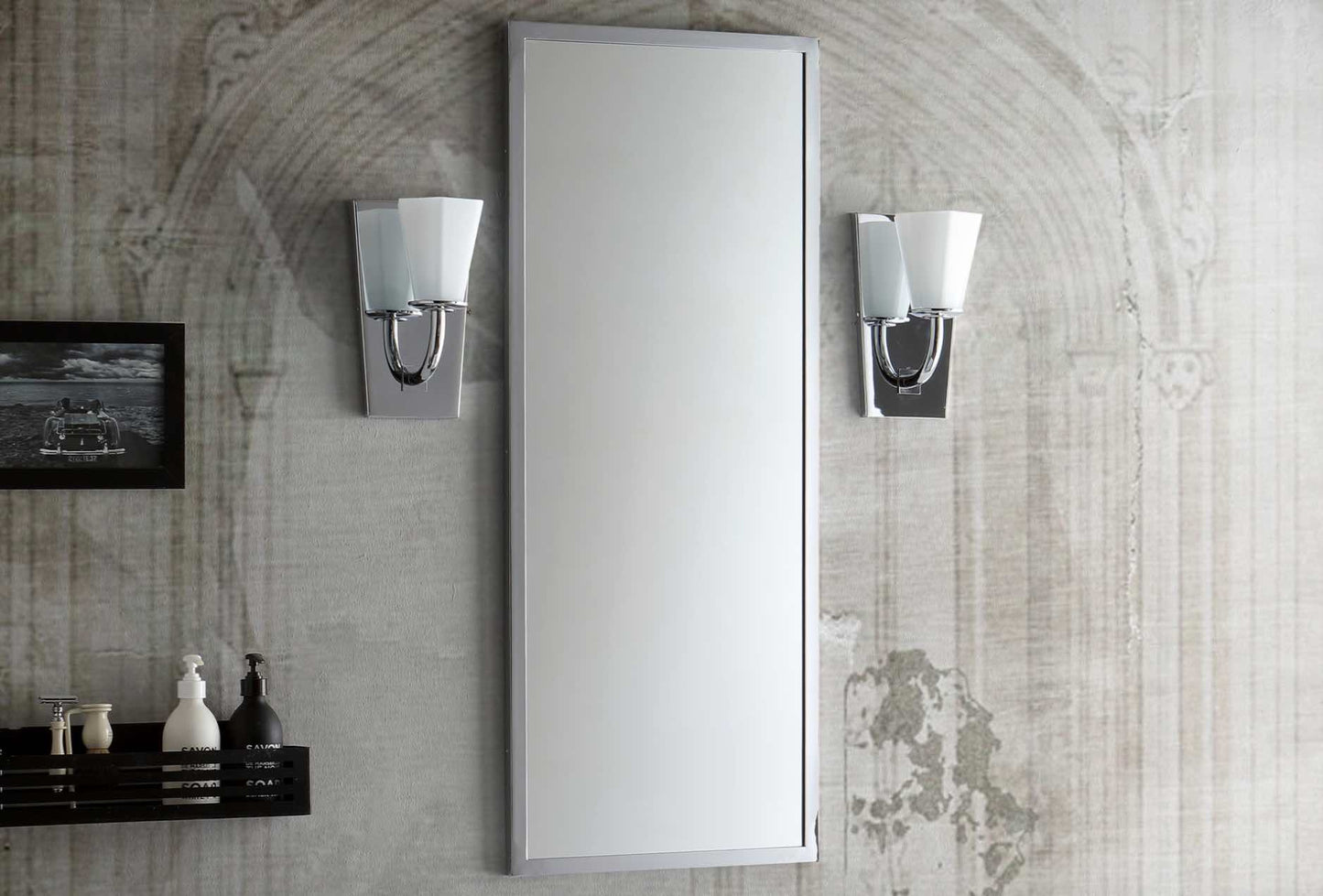 Fifties Vintage Style Bathroom Wall Light | Premium Brass Balneo Toscia