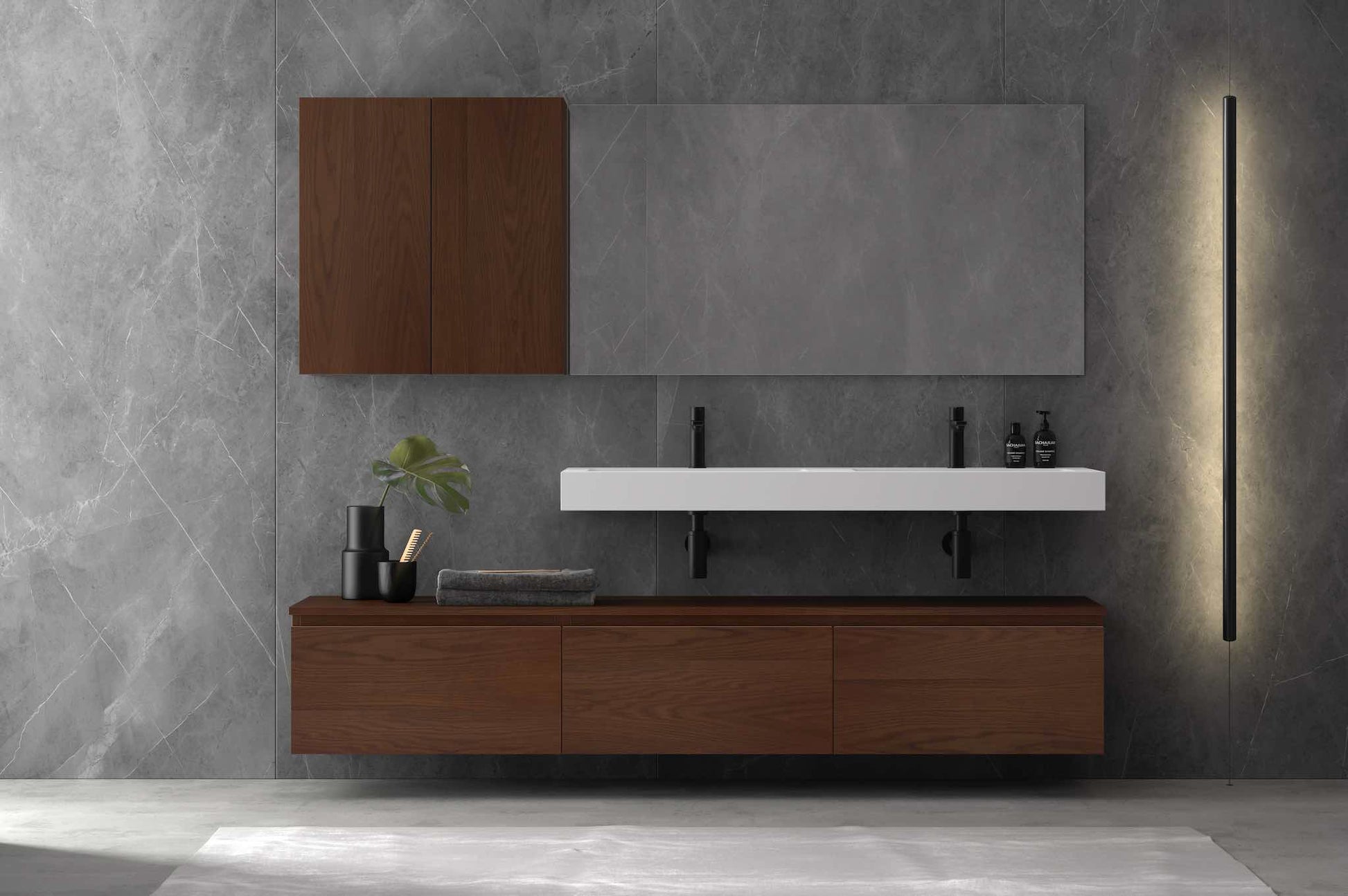 auxiliares Leo 1 cajon en Roble Nuez