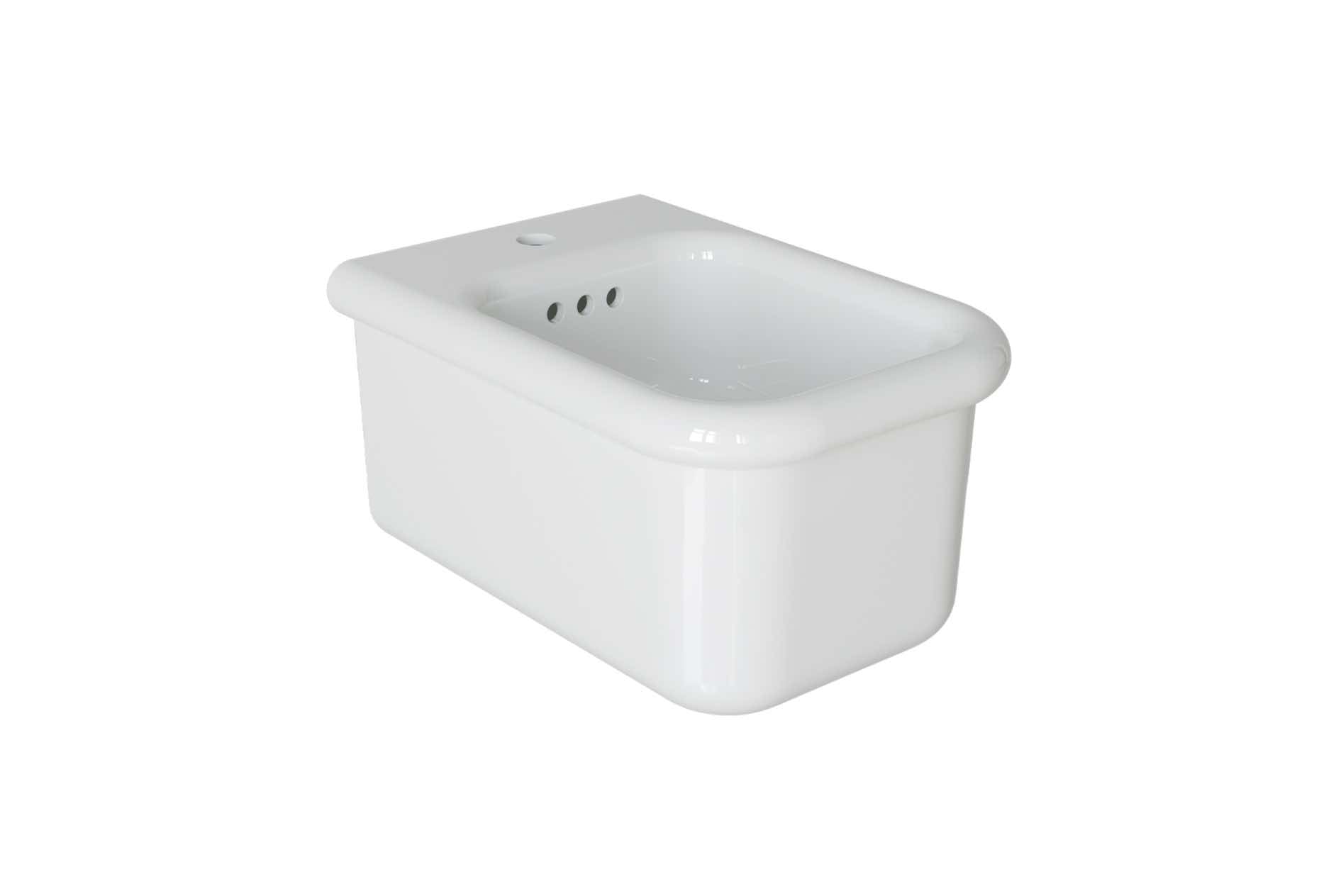 bidet suspendido True Colors Lite blanco sin grifo