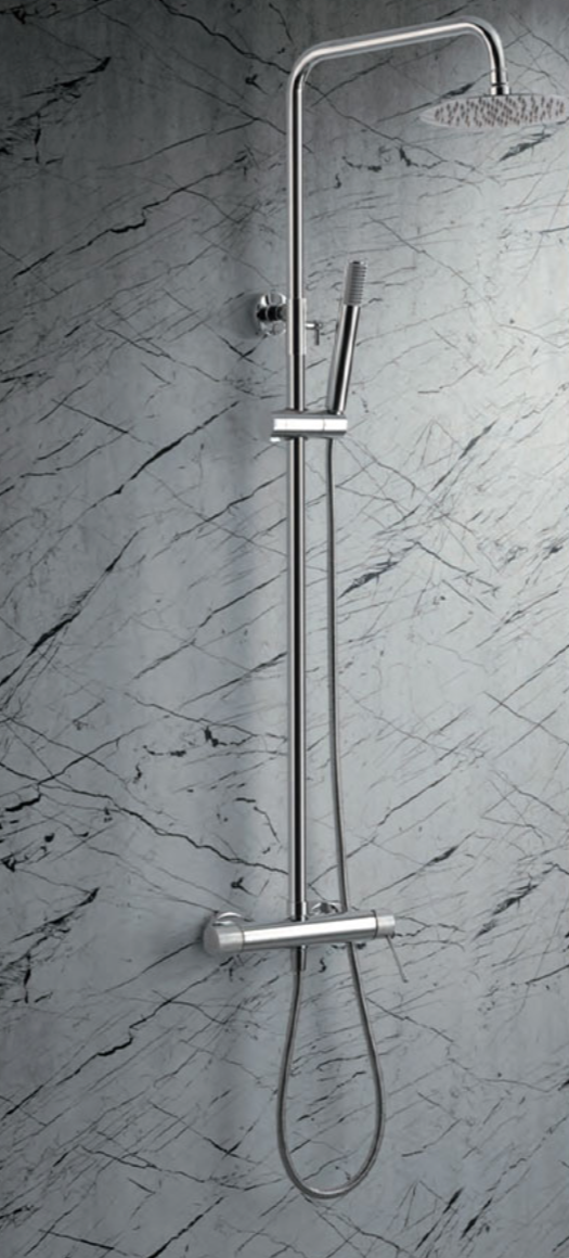 columna ducha monomando Line cromada