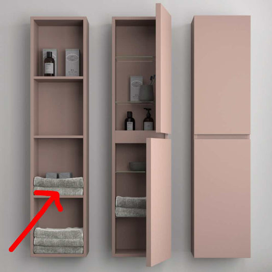 columna estantería Leo lacada