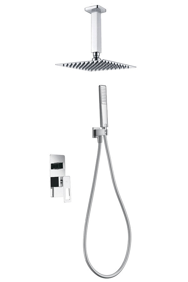 conjunto ducha empotrado Estocolmo cromado