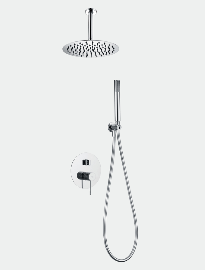 conjunto ducha empotrado Top cromado