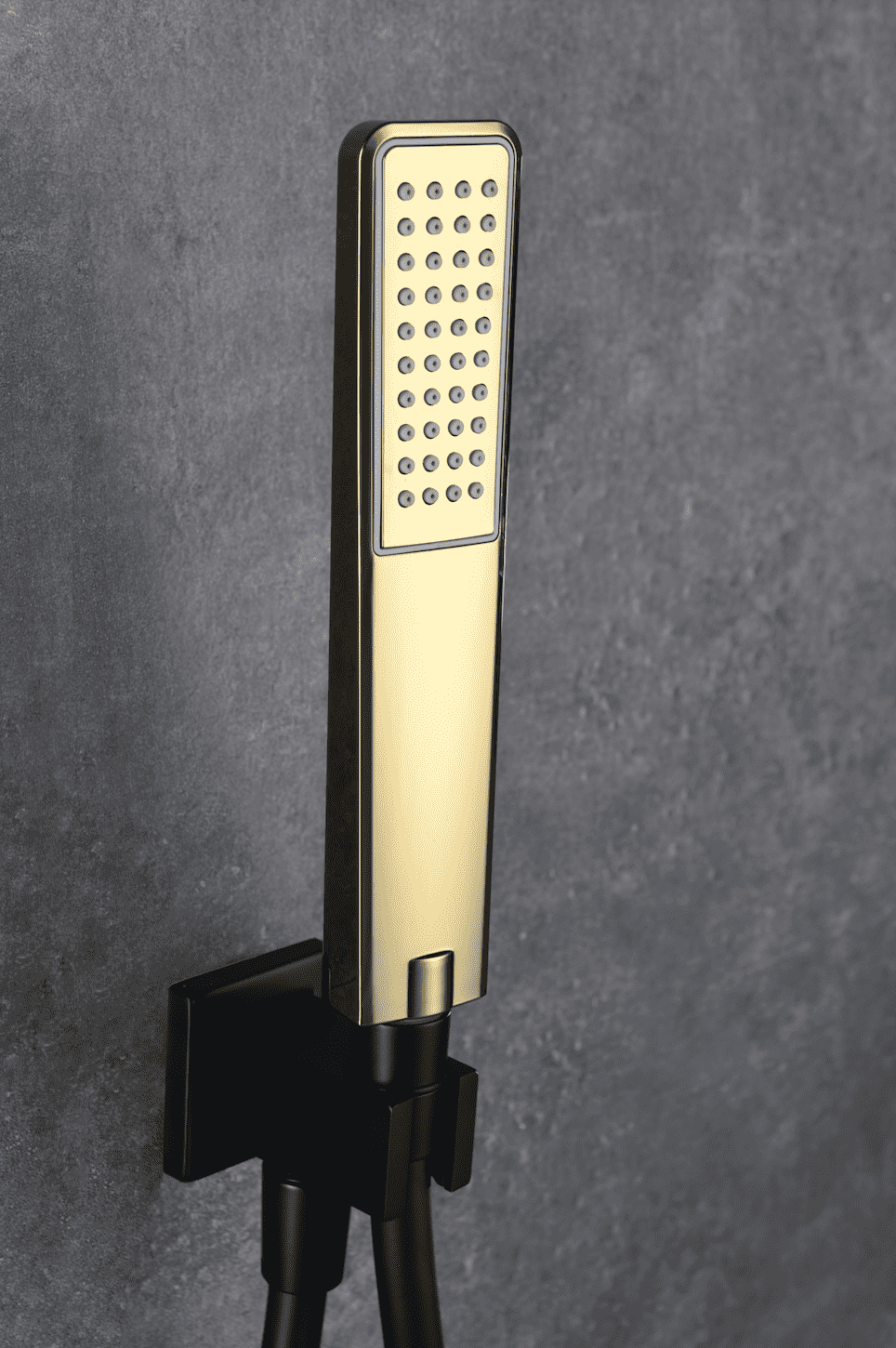 Sweden Black Gold Built-in Single Lever Shower Set - Imex