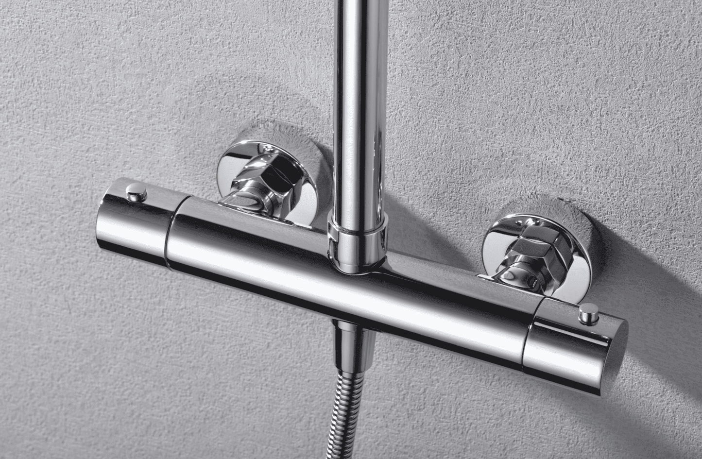 Monza Chrome Thermostatic Shower Bar - Imex | Precise Control