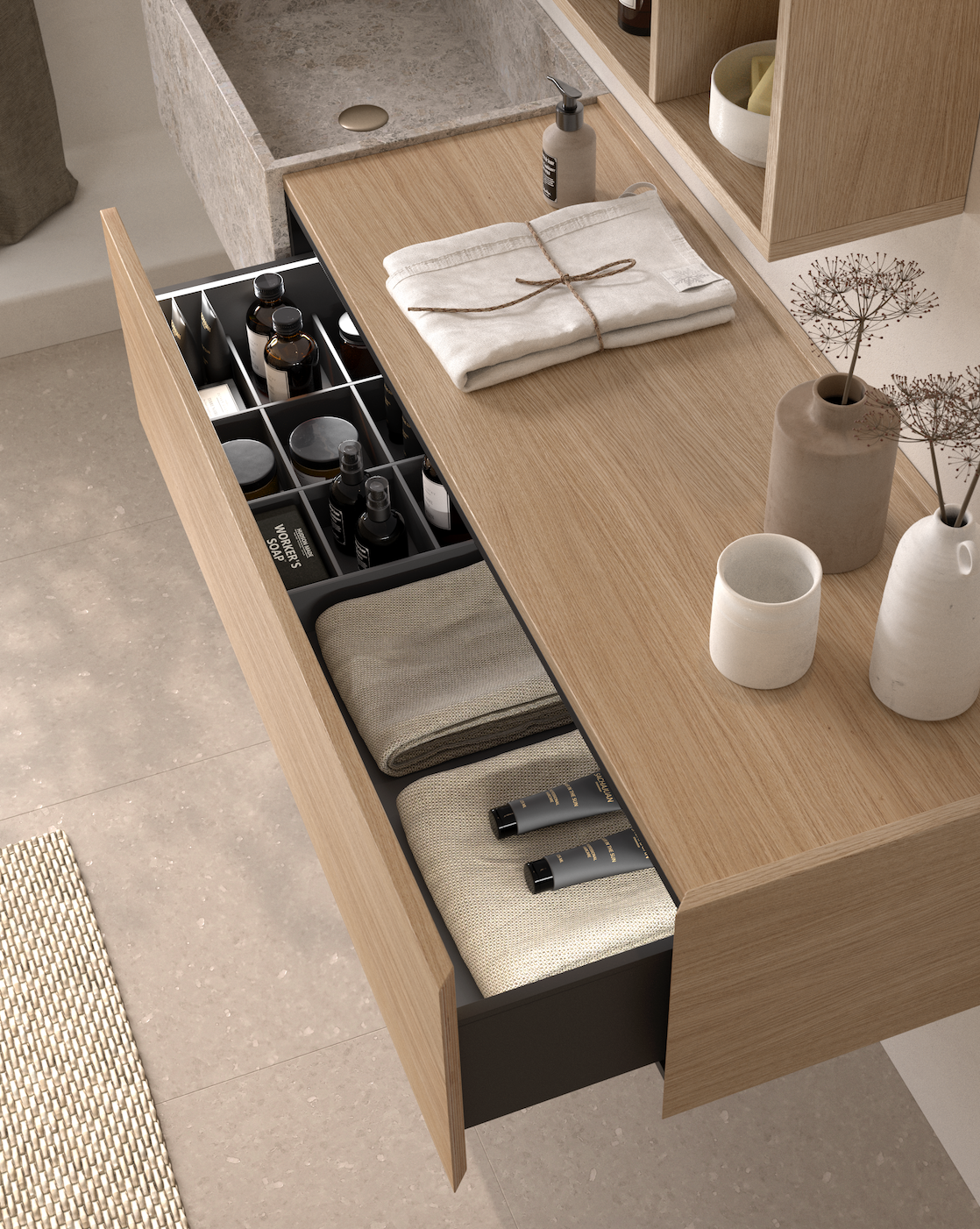 detalle cajon mueble Halter