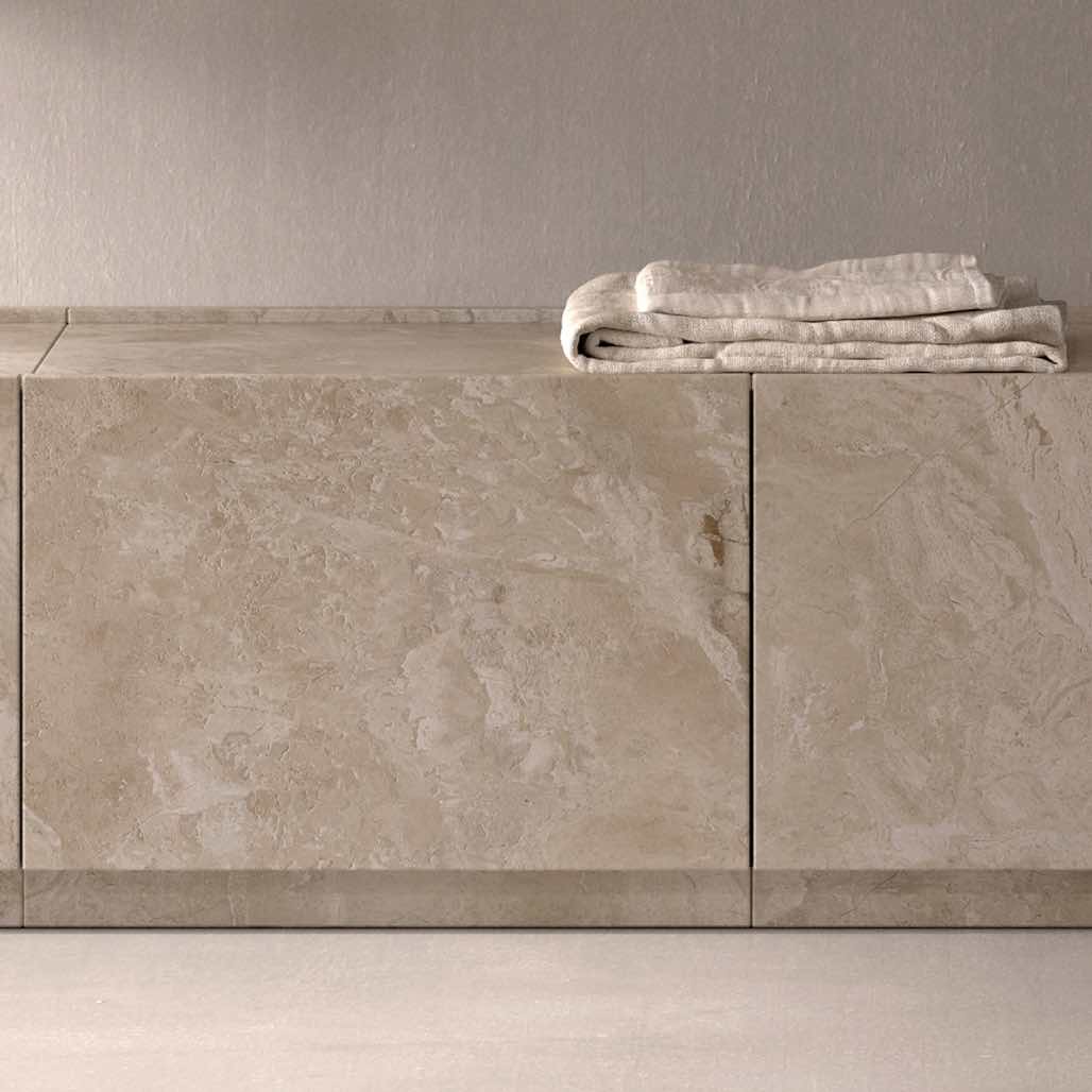 detalle mueble Halter a suelo 1 cajon