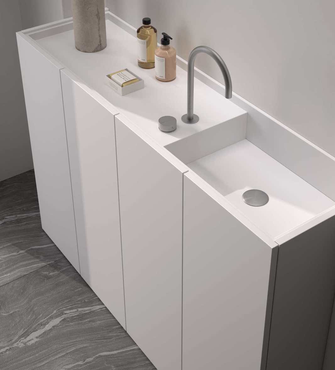 encimera Obi seno lateral solid surface