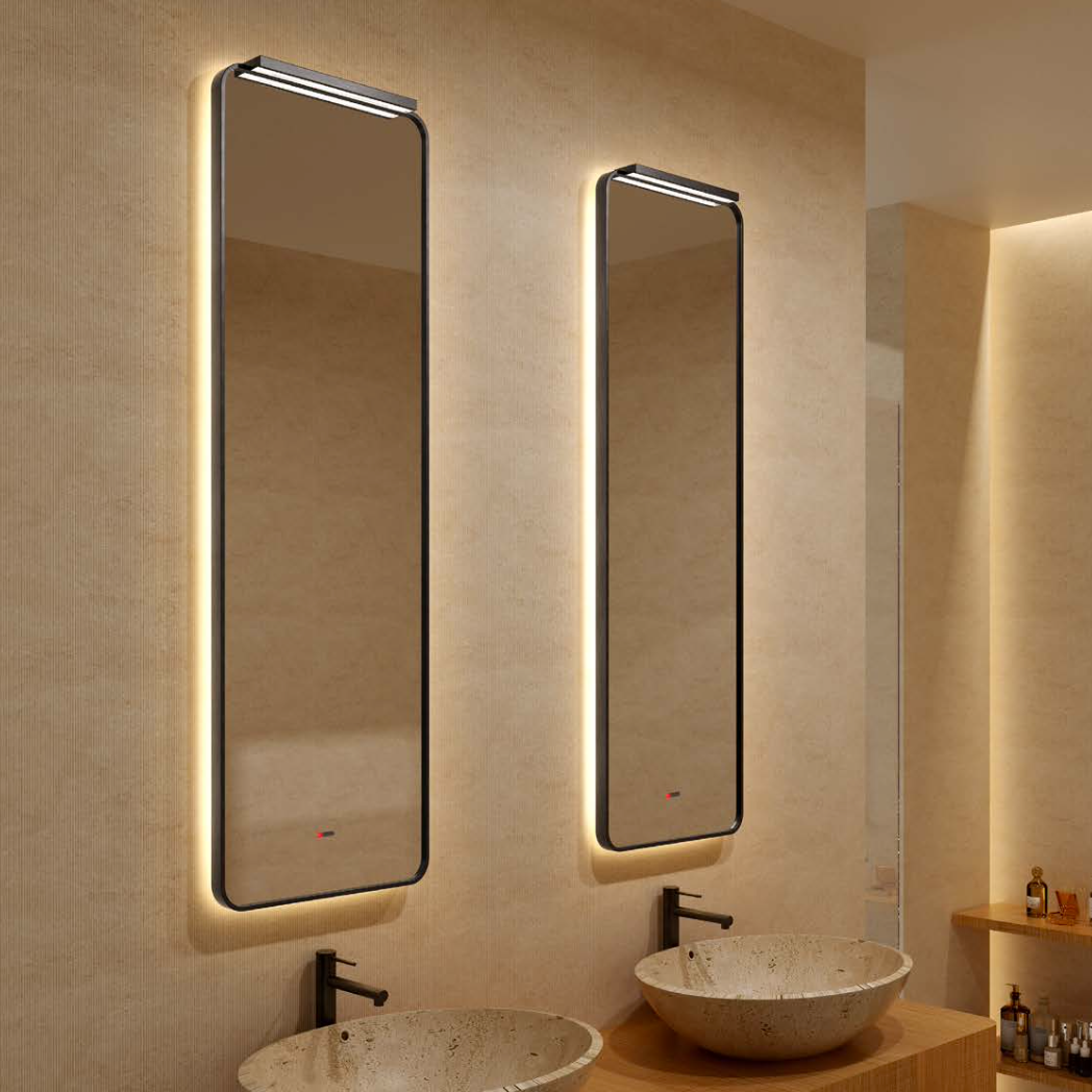 espejo Palermo luz LED intensidad regulable